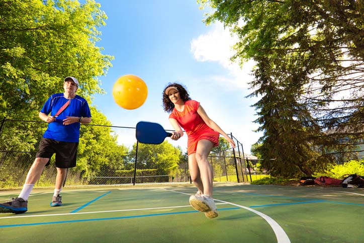 Pickleball court striping contractor. Pickleball Court Contractors